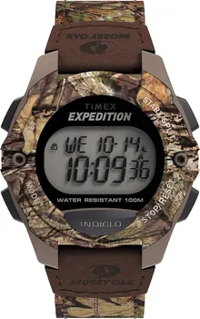Timex x Men's Expedition Digital CAT 40mm Watch – Break-Up Country Camo Fabric Strap