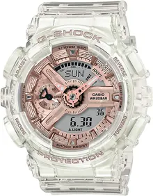 G-Shock GMAS120SR-7A Clear/Rose Gold Watch