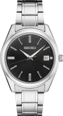 Seiko Essentials Black Wrist Watch SUR311