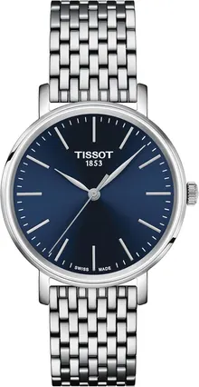 Tissot Unisex Everytime 34mm 316L Stainless Steel Case Quartz Watch