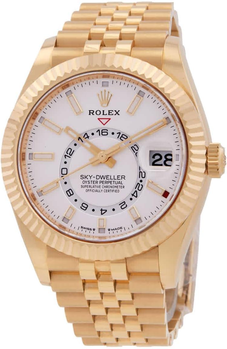 Rolex Sky Dweller Automatic White Dial Watch M336938-0006