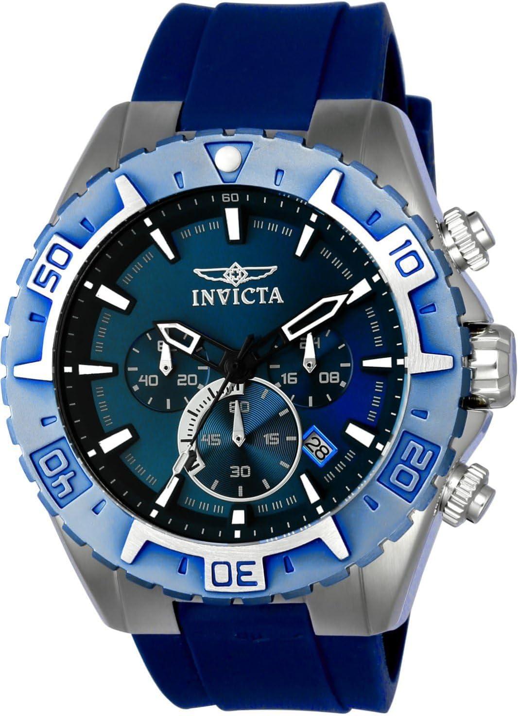 Invicta Men's 22522 Aviator Analog Display Quartz Blue Watch