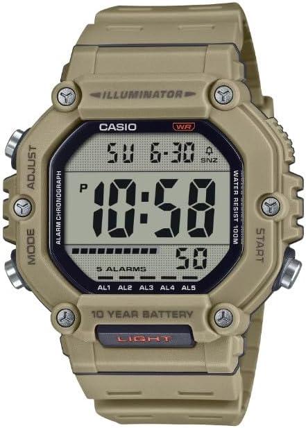 Casio AE-1600H Series Beige Digital Watch