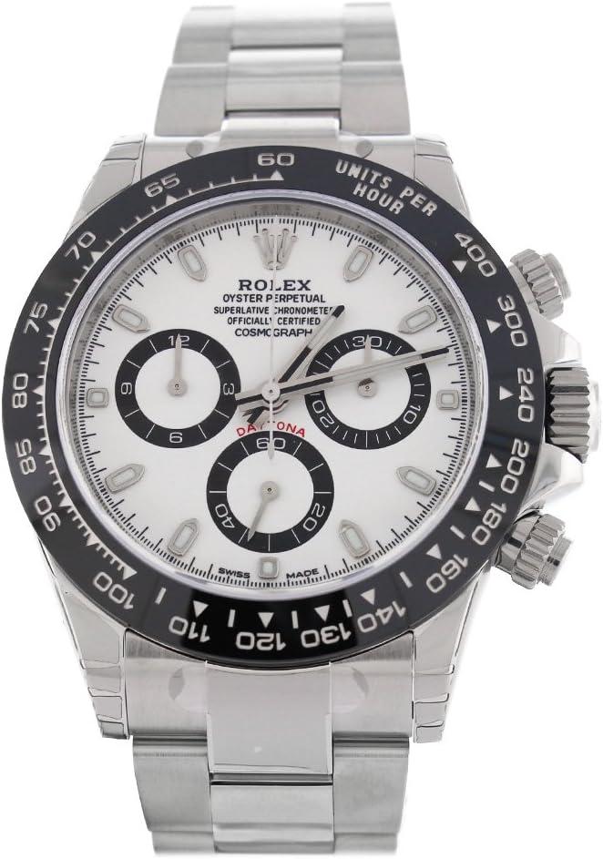 Rolex Cosmograph Daytona White Dial Stainless Steel Oyster Men's Watch 116500
