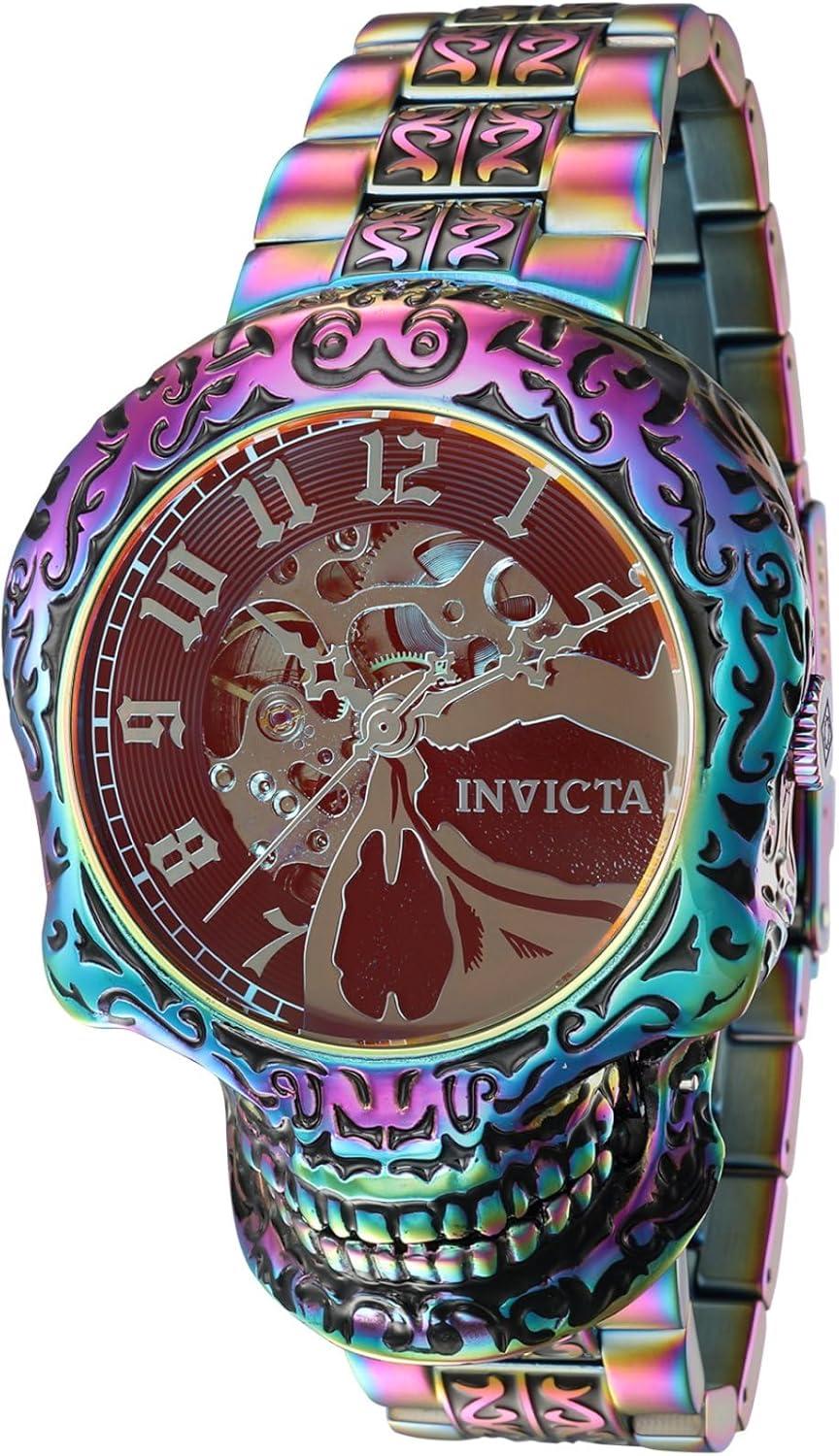 Invicta Men's 50mm Artist Series Skull Automatic Skeletonized Dial Watch