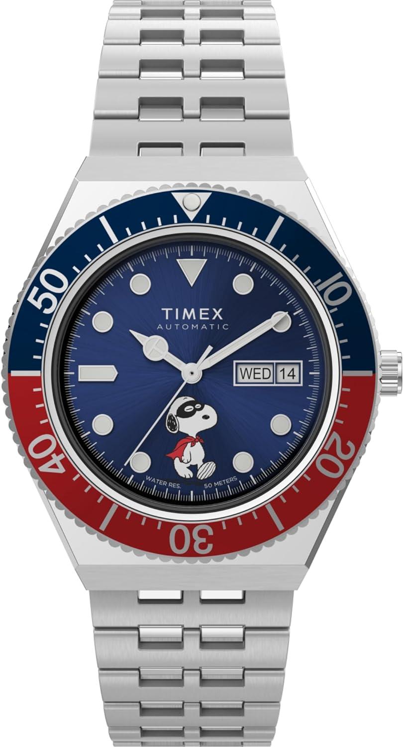 Timex Men's M79 Automatic Peanuts Masked Marvel 40mm Watch