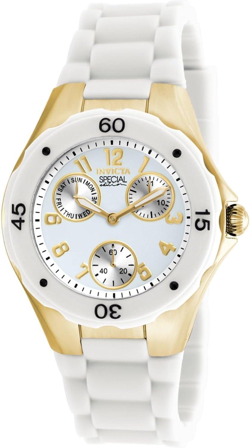 Invicta Women's 18796 Angel Analog Display Japanese Quartz White Watch