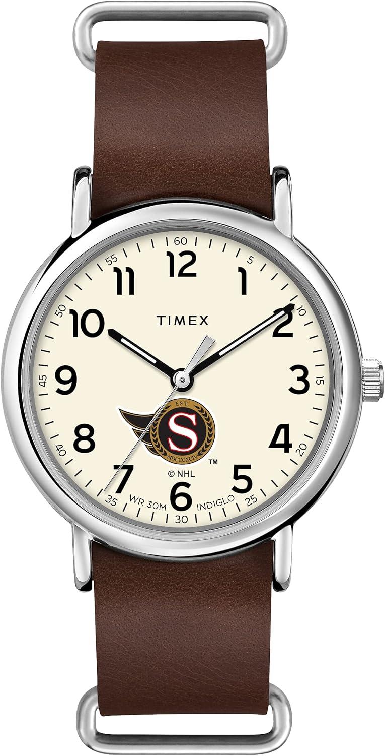 Timex Men's NHL Weekender 40mm Watch – Ottawa Senators