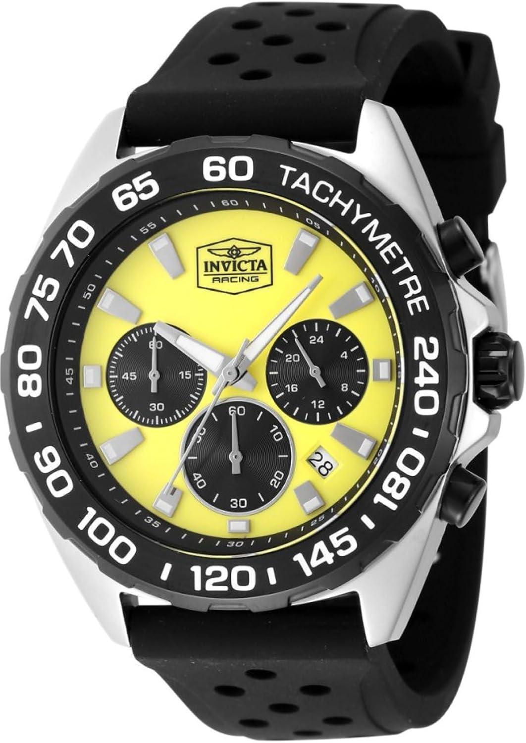 Invicta Men's Analog Quartz Watch with Silicone Strap 47770