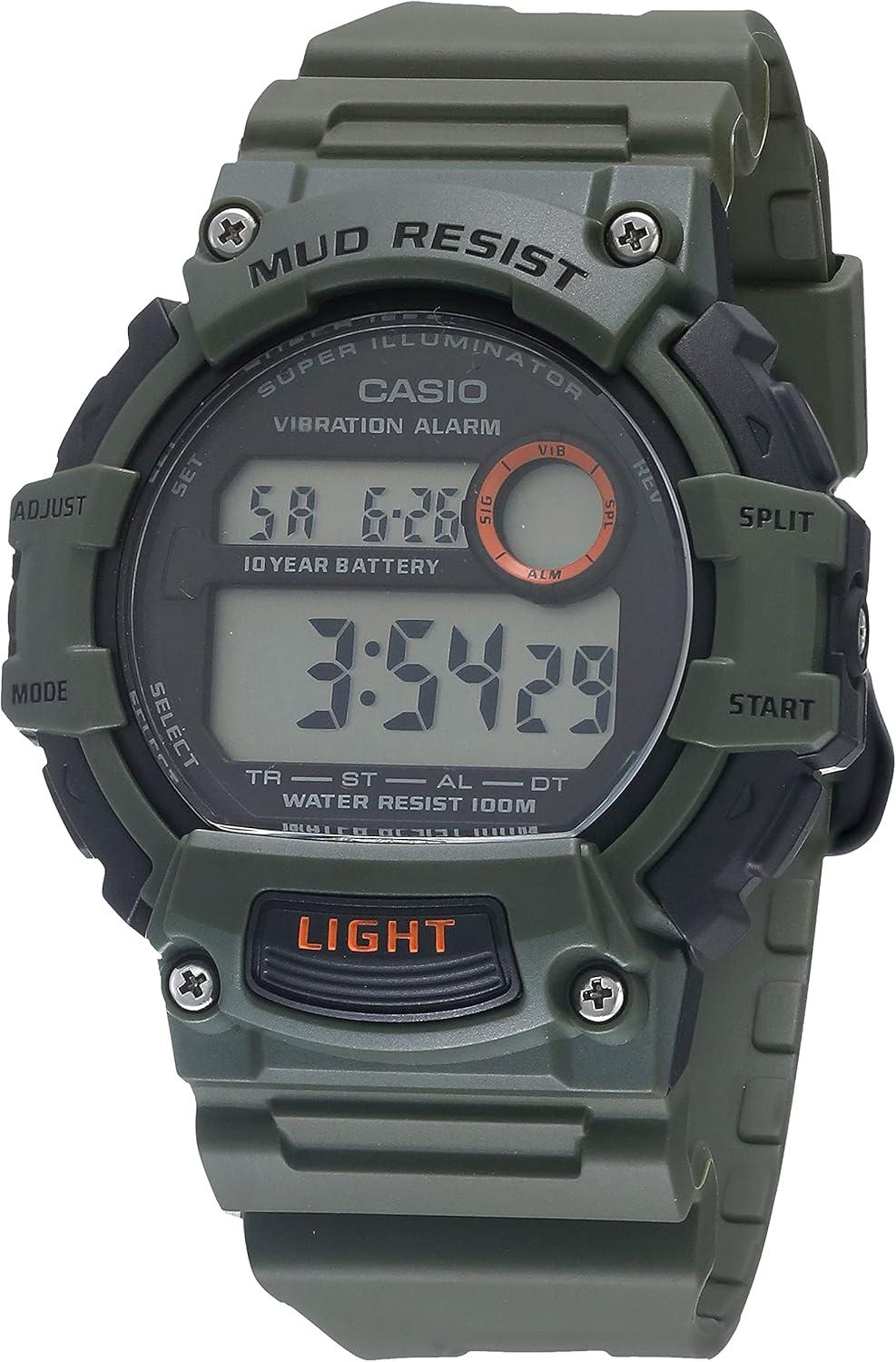 Casio Mud Resistant 10-Year Battery Wrist Watch for Men