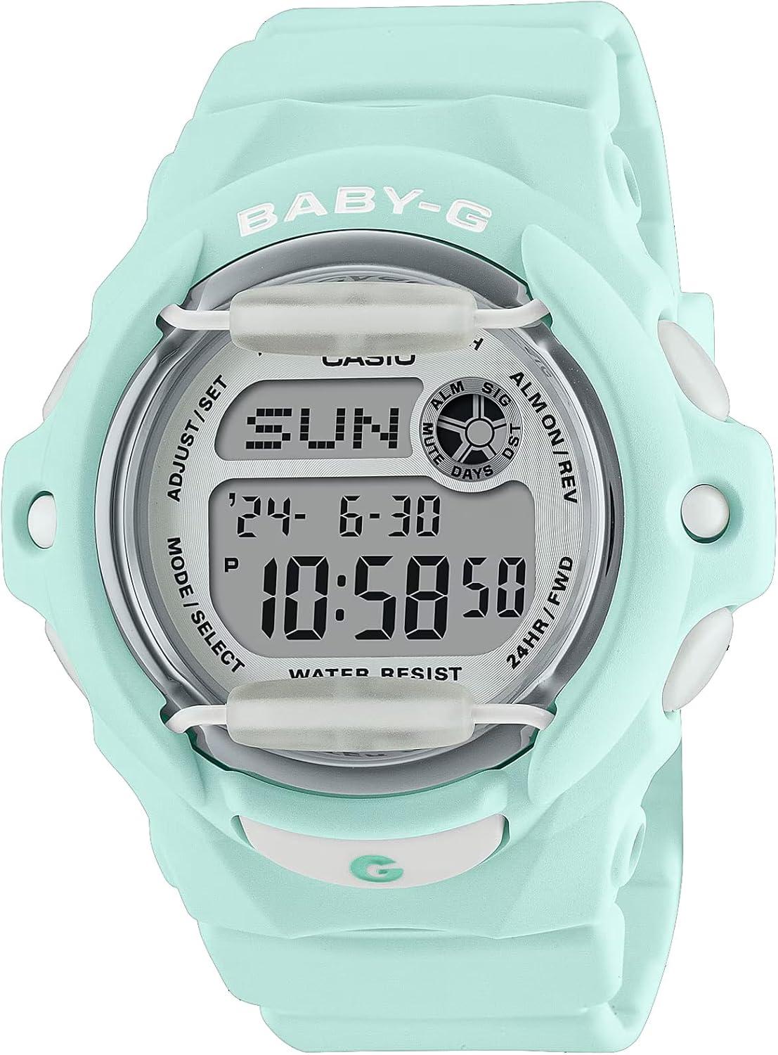 Casio BG169R-3 Baby G Women's Watch - Light Mint 46mm Resin