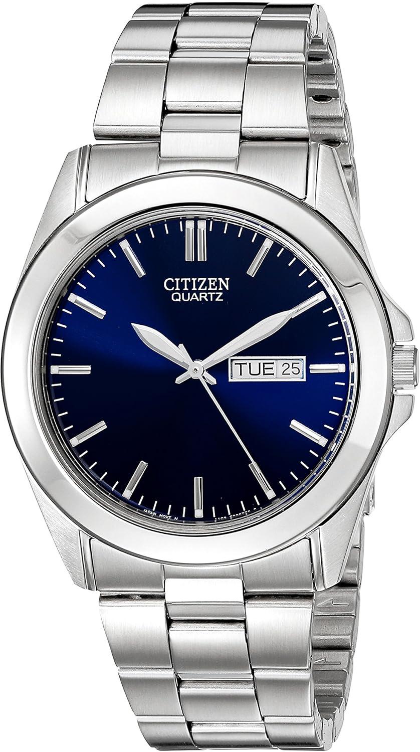 Citizen Men's Classic Quartz Watch, Stainless Steel, Silver-Tone