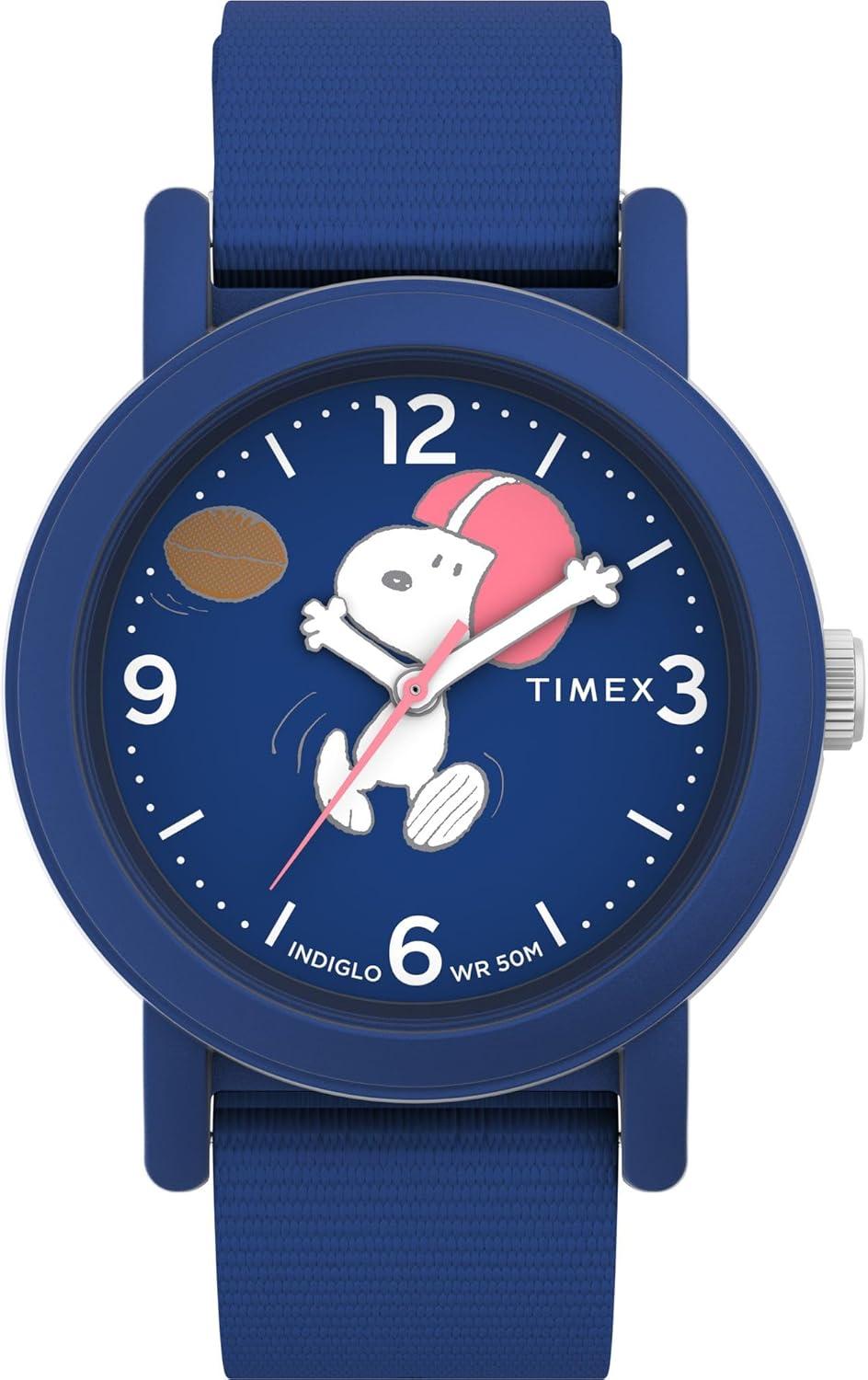 Timex x Peanuts 40mm Snoopy Football Watch