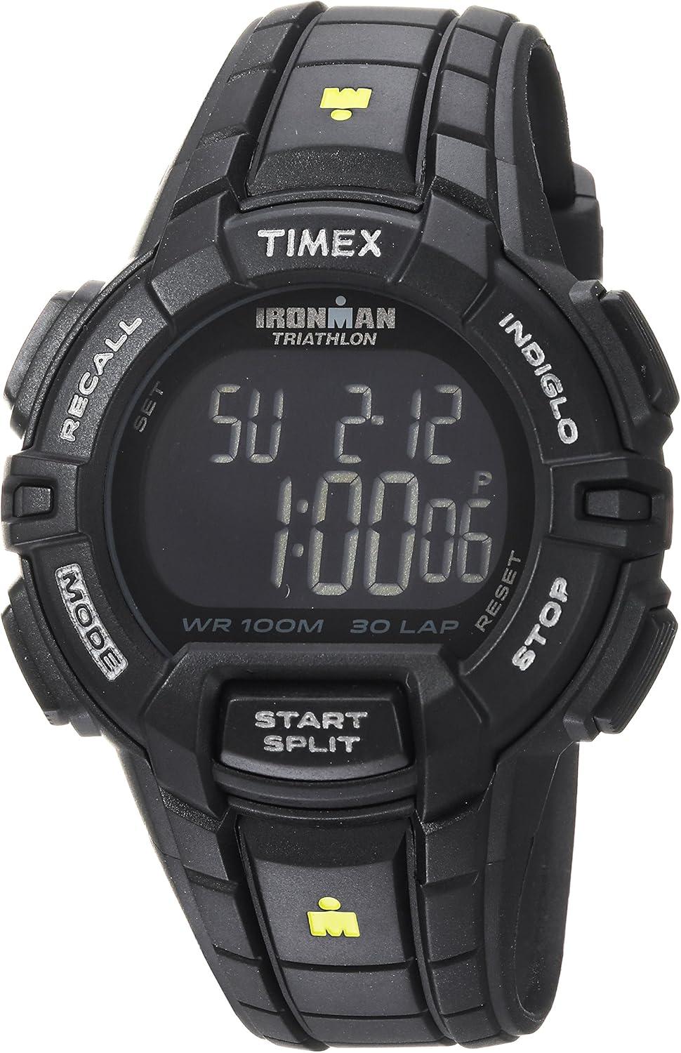 Timex Men's Ironman Triathlon Rugged 30 44mm Resin Strap Watch