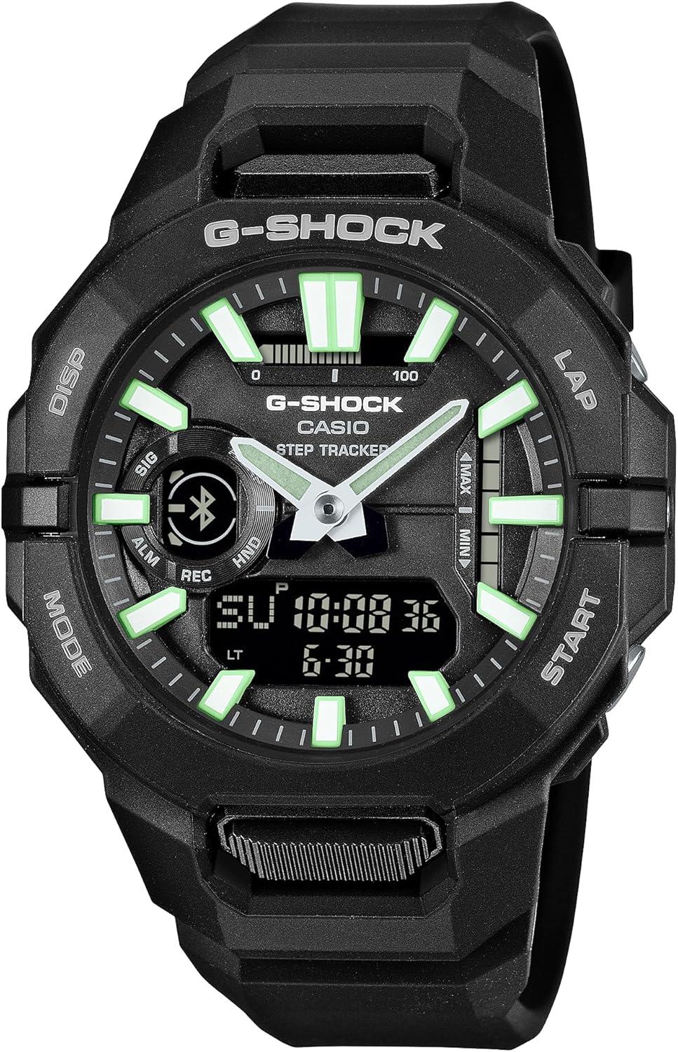 Casio G-Shock Move GBA-950 Series Ana-Digital Black Resin Watch 48.5mm - GBA950-1A