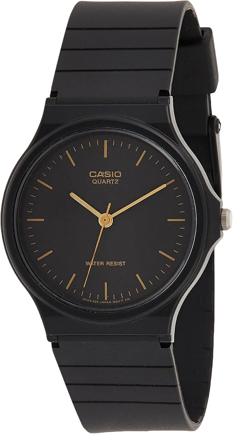 Casio Men's Core MQ24-1EL Black Rubber Quartz Fashion Watch