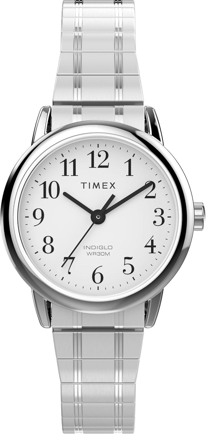 Timex Women's Easy Reader 25mm Watch - Silver-Tone Expansion Band