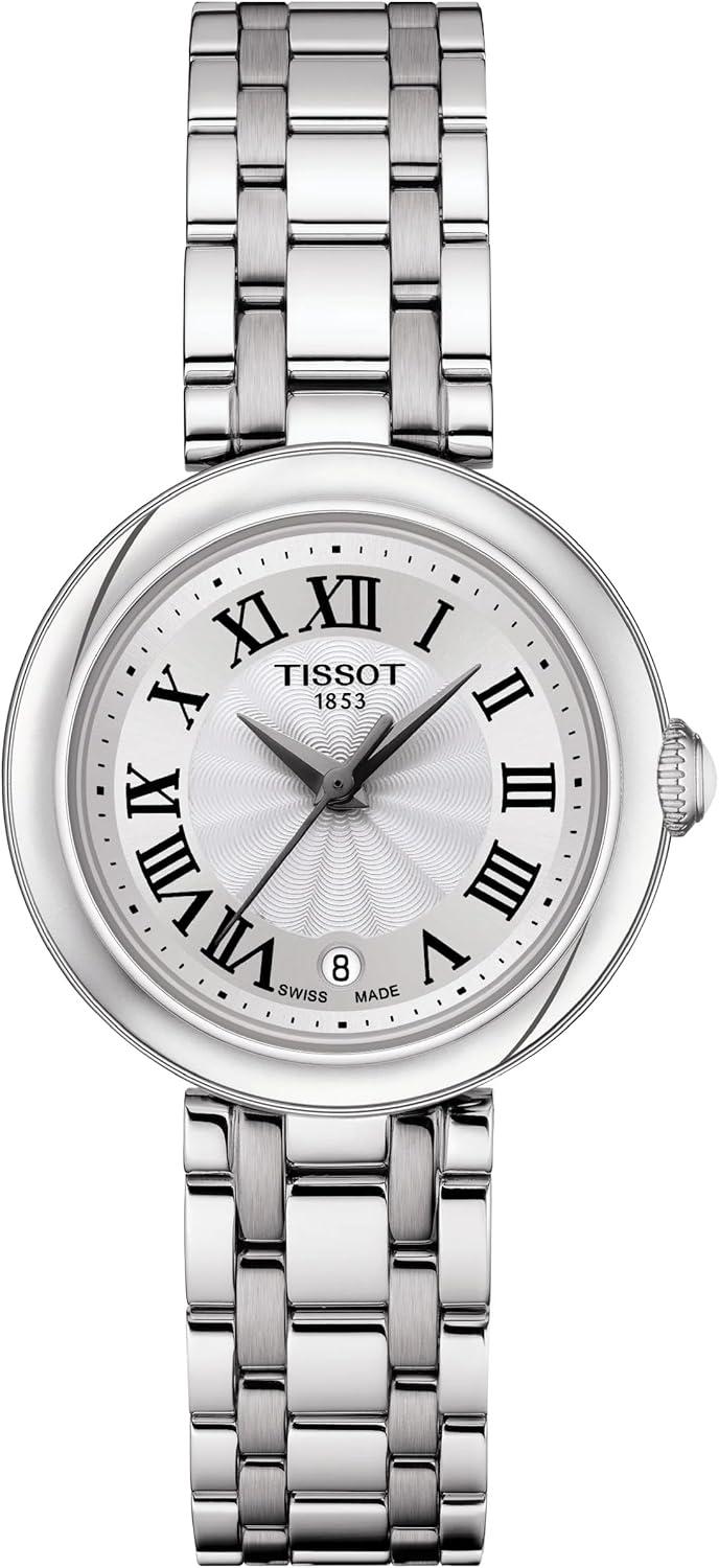 Tissot Women's Bellissima 316L Stainless Steel Case Dress Watch Grey T1260101101300
