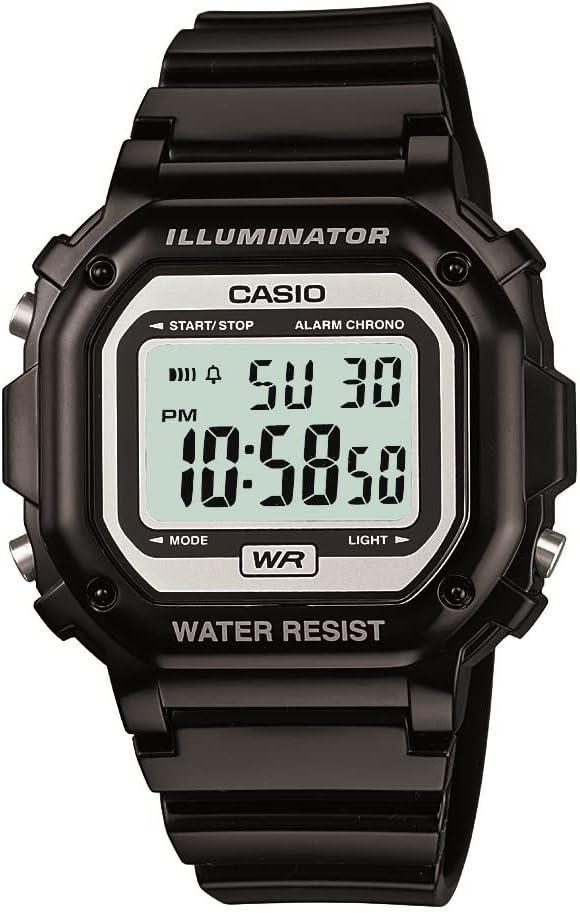 Casio Kids F-108WHC-1ACF Classic Digital Display Quartz Black Watch