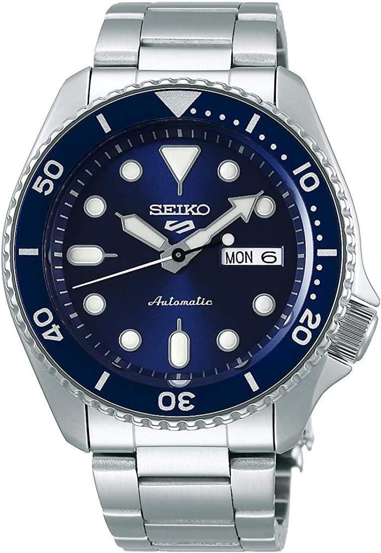 Seiko SRPD51 5 Sports Men's Watch Silver-Tone 42.5mm