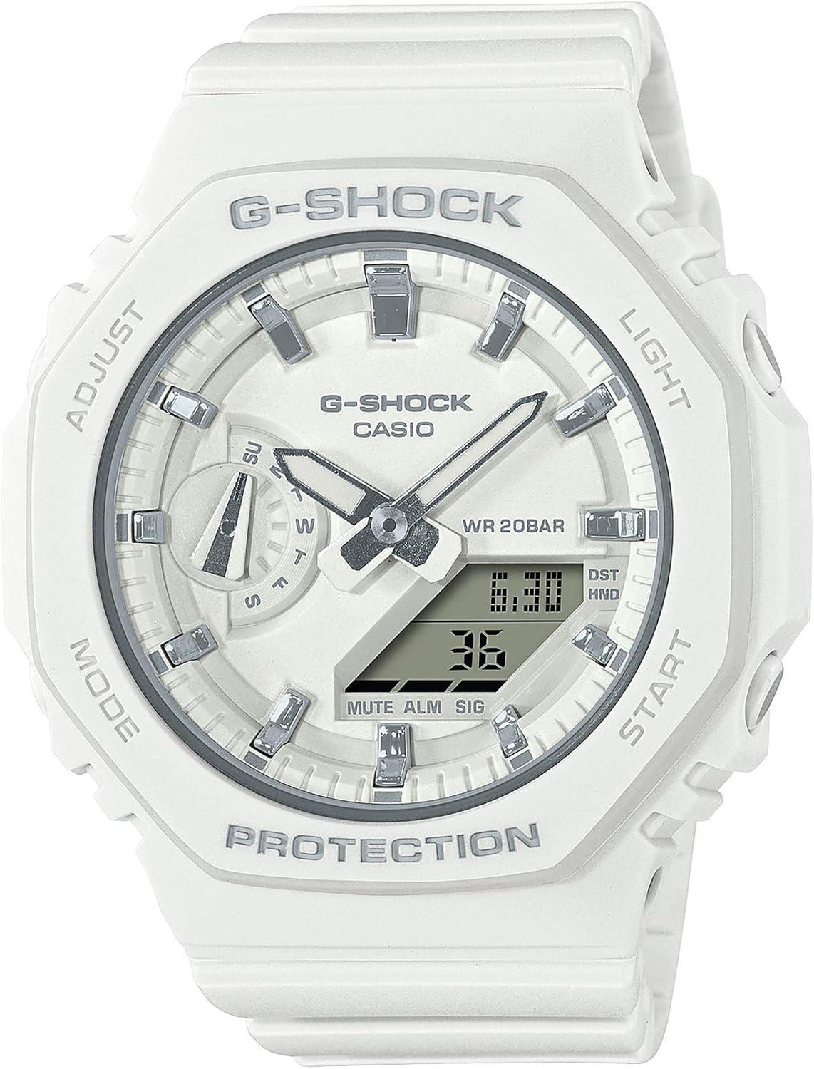 G-Shock GMAS2100-7A White/Silver Women's Watch