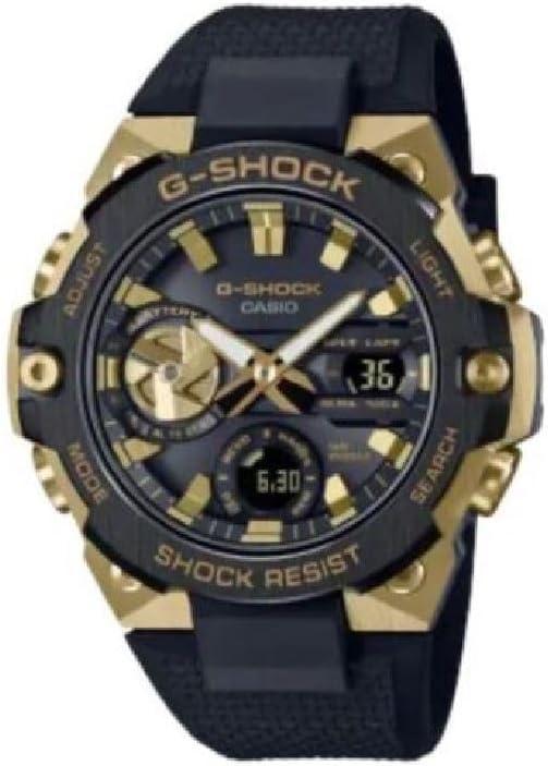 Casio G-Shock Stay Gold Series G-Steel Connected Solar Metallic Gold and Black Resin Strap Watch