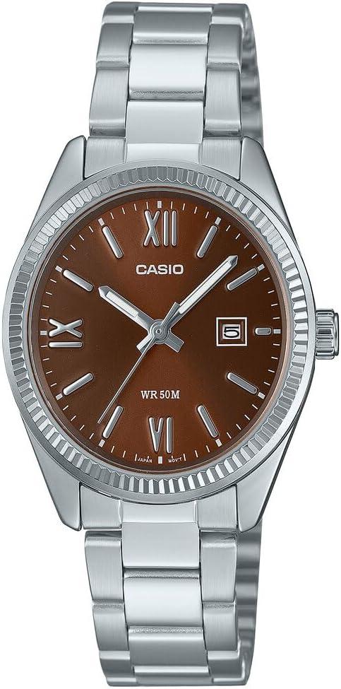 Casio LTP1302DD-5AV Women's Standard Stainless Steel Brown Dial Analog Watch