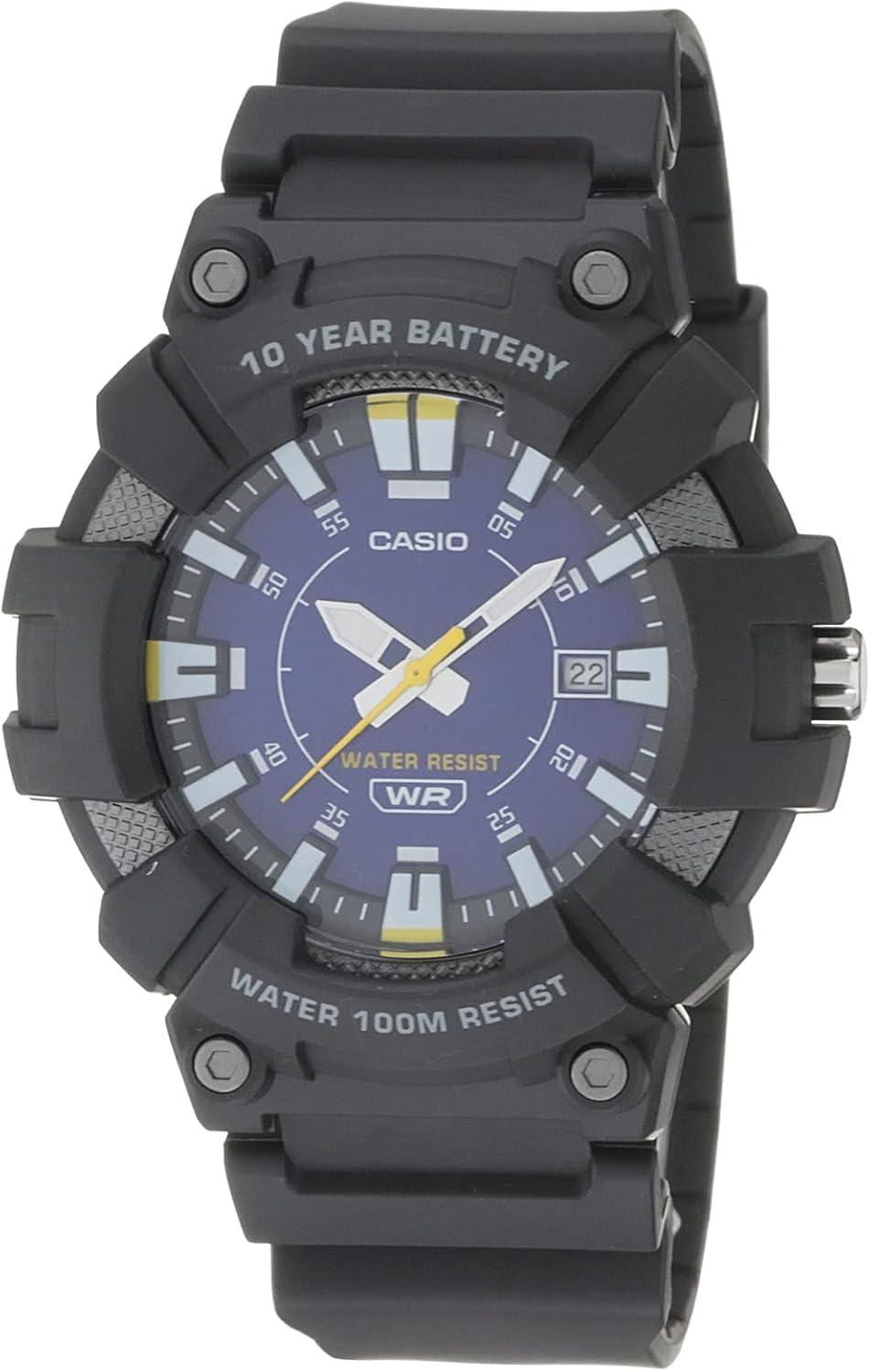 Casio Men's Heavy Duty 10-Year Battery Date Indicator Watch (Model: MW-610H-2AVCF)