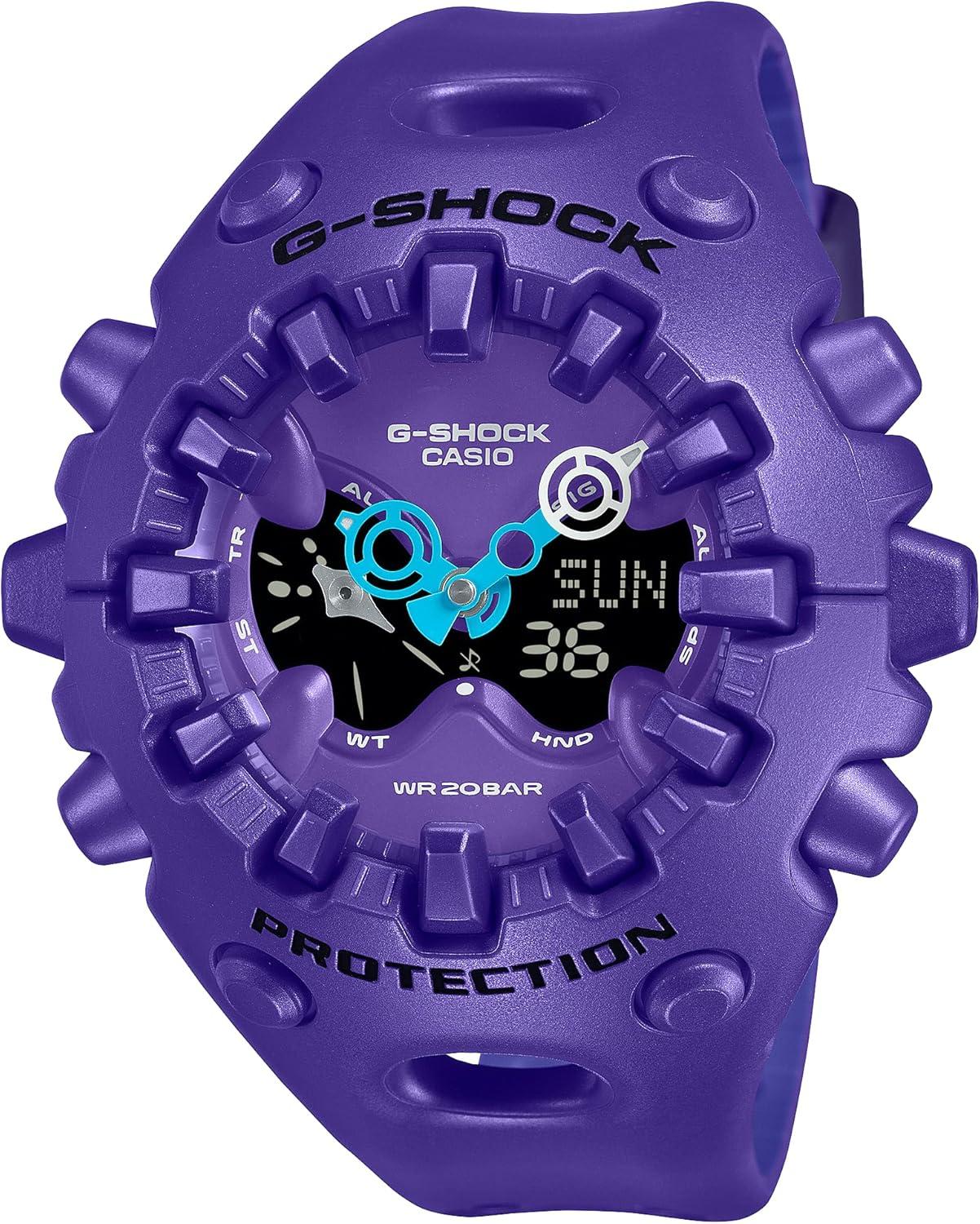 Casio G-Shock Big Case Purple Resin Analog-Digital Watch GAV01-2A