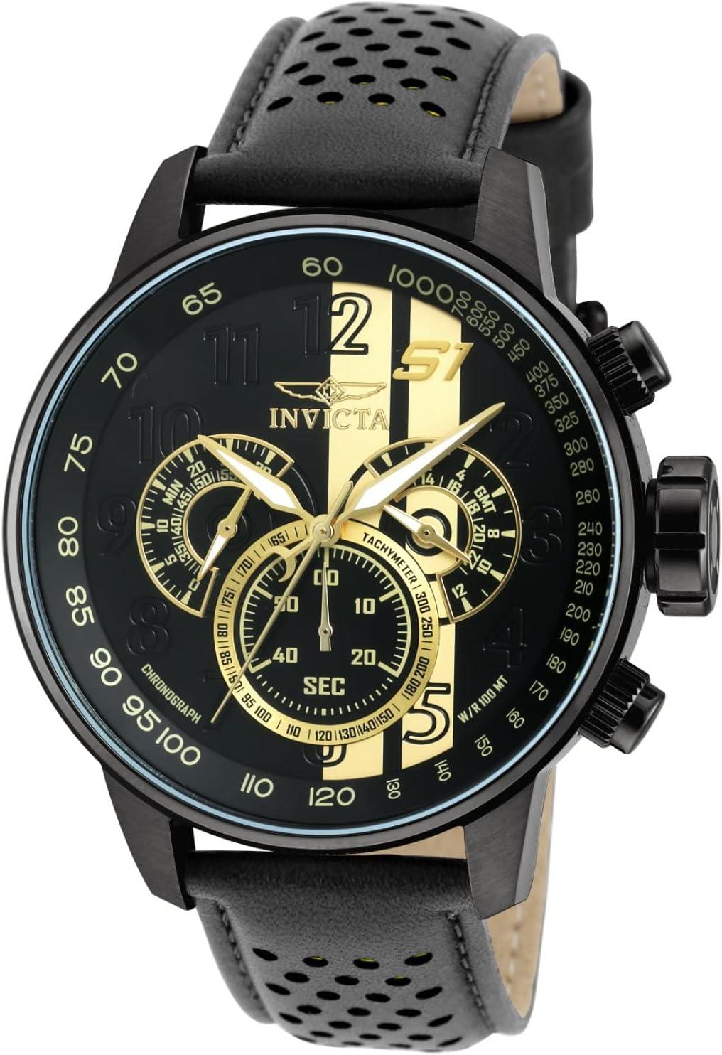 Invicta Men's 19289 S1 Rally Analog Display Japanese Quartz Black Watch