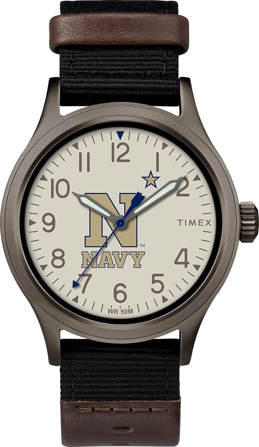 Timex Tribute Men's Collegiate Pride 40mm Watch - US Naval Academy Midshipmen