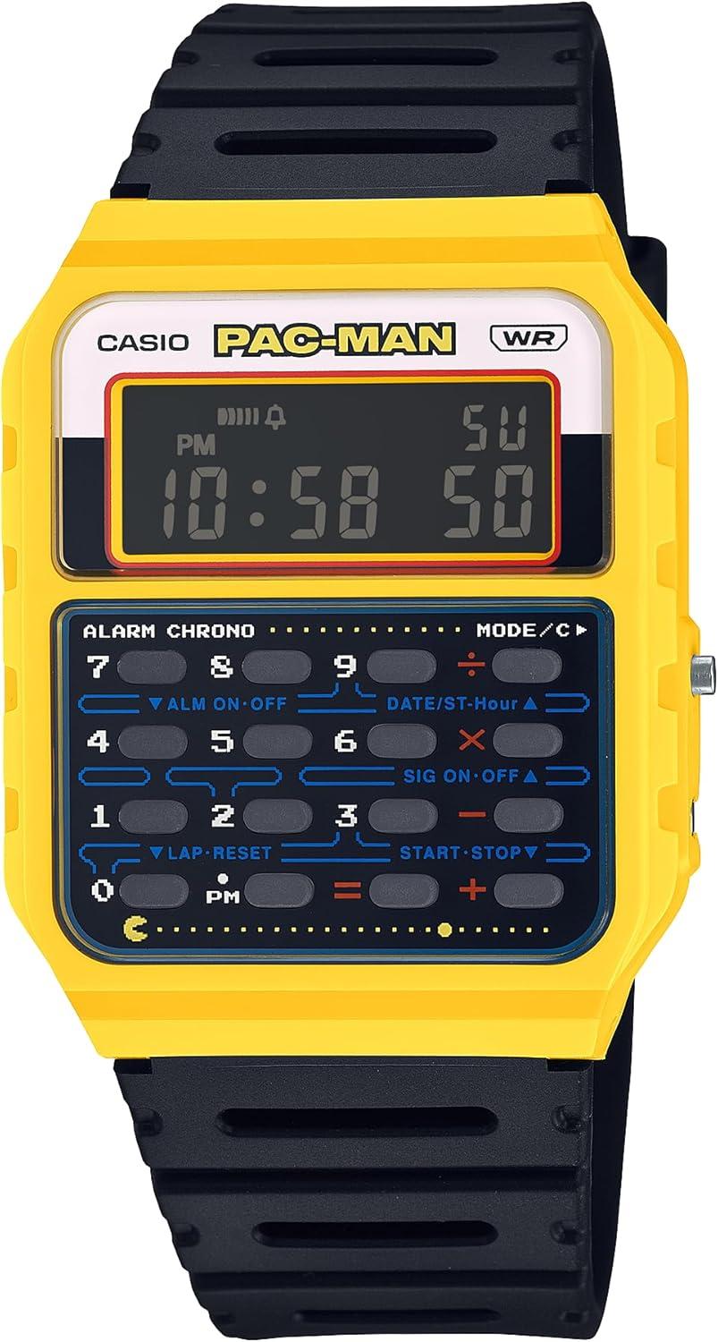 Casio PAC-Man Collaboration Calculator Watch CA53WPC-1B