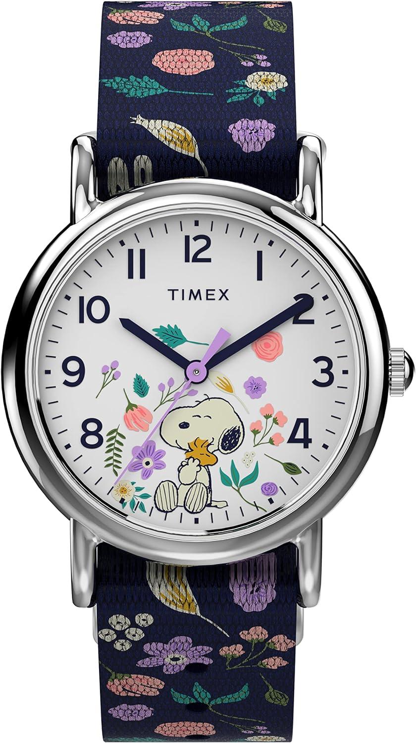 Timex Women's Watch Peanuts Weekender Casual Ladies Wristwatch