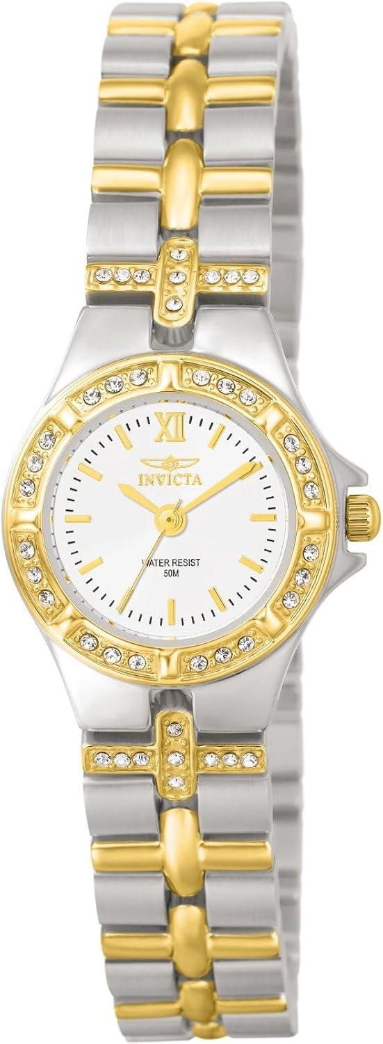 Invicta Women's 0133 Wildflower Collection 18k Gold-Plated and Stainless Steel Watch