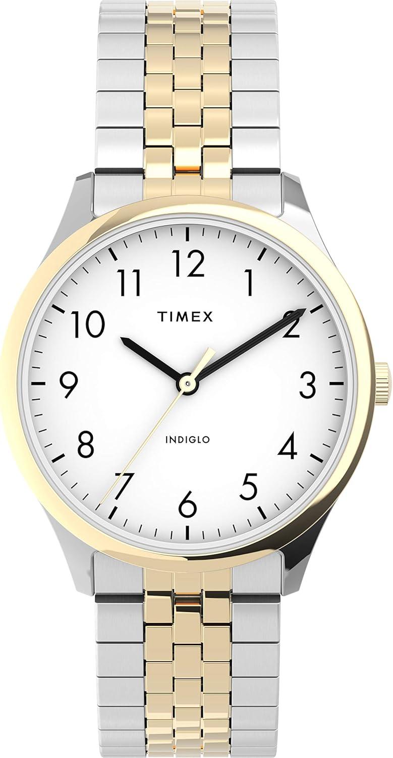Timex Women's Modern Easy Reader 32mm Watch – Two-Tone Elegance