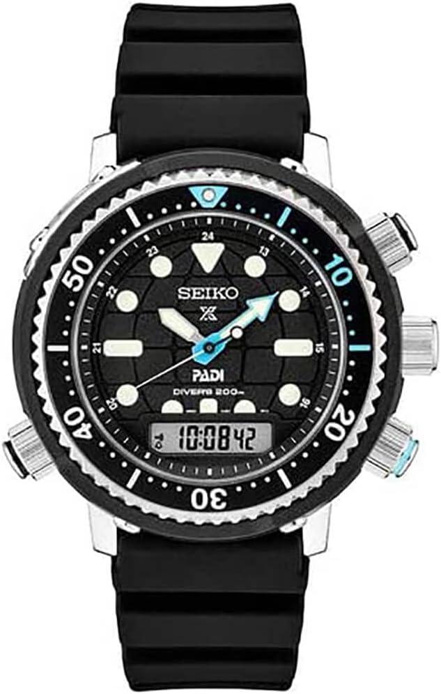 SEIKO SNJ035 Solar Analog-Digital Dive Watch for Men - Prospex Collection