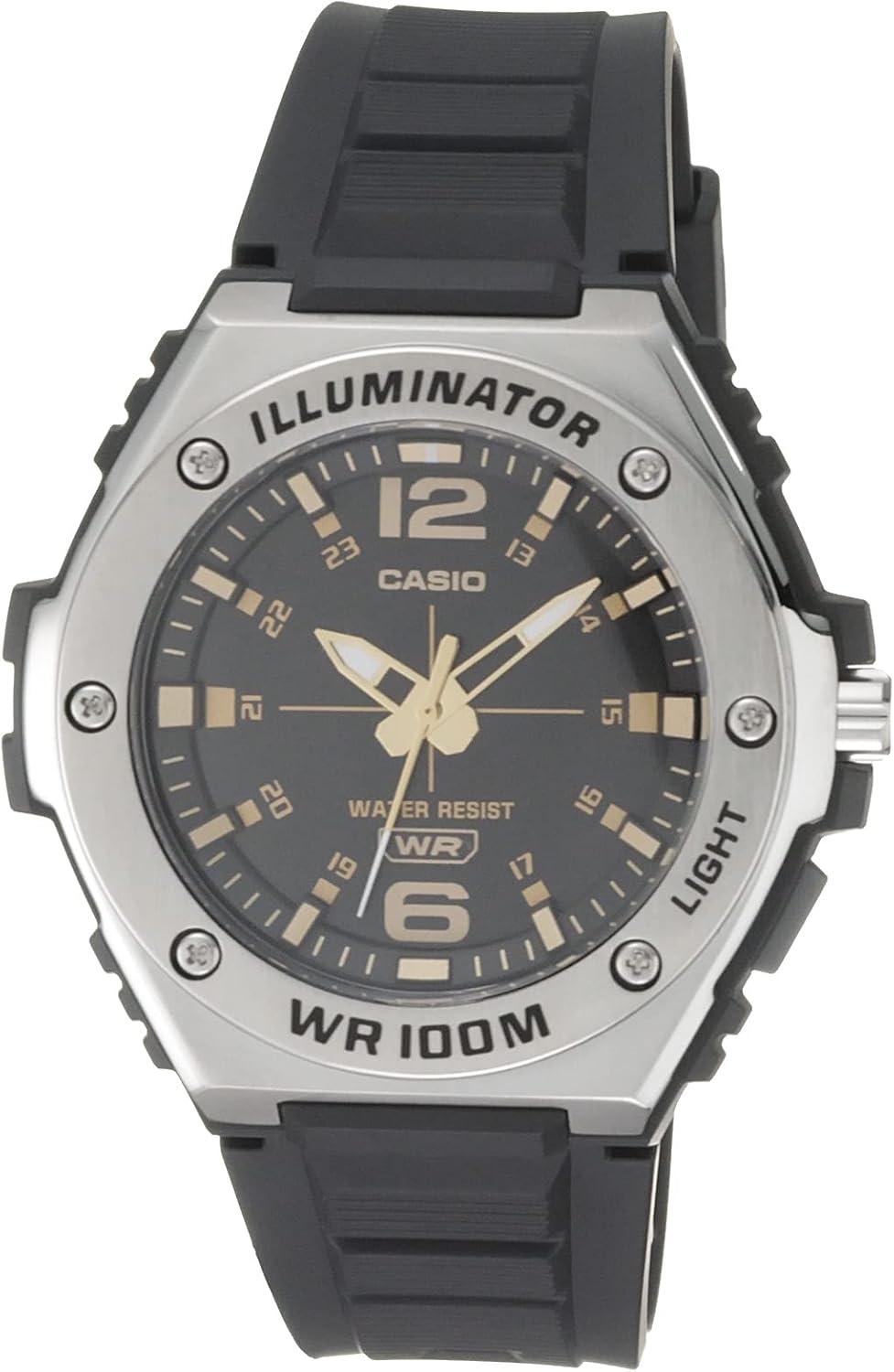 Casio Illuminator Men's Quartz Sport Watch with Black Resin Strap