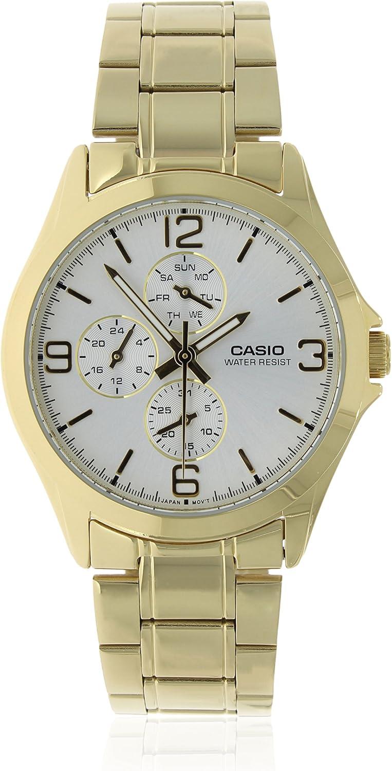 Casio MTP-V301G-7A Gold-Tone Stainless Steel Watch - Multi Dials