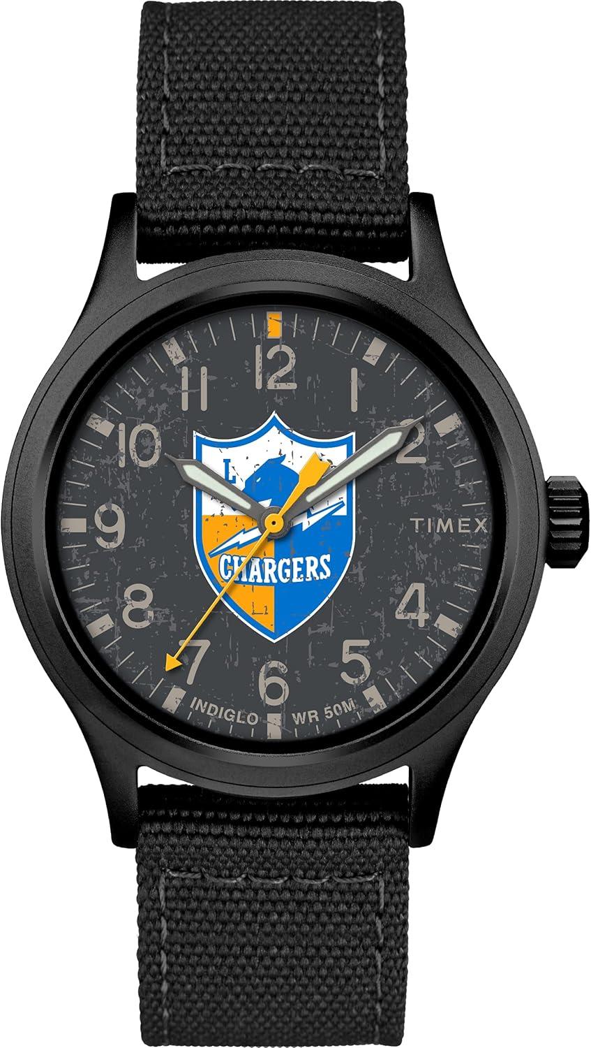 Timex Tribute Men's NFL Scout 40mm Quartz Fabric Strap Watch