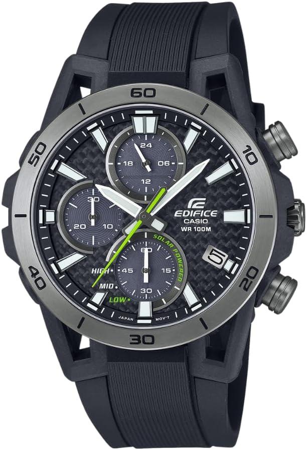 Casio Edifice EQS-960PB-1AVCR: Solar-Powered Chronograph Watch