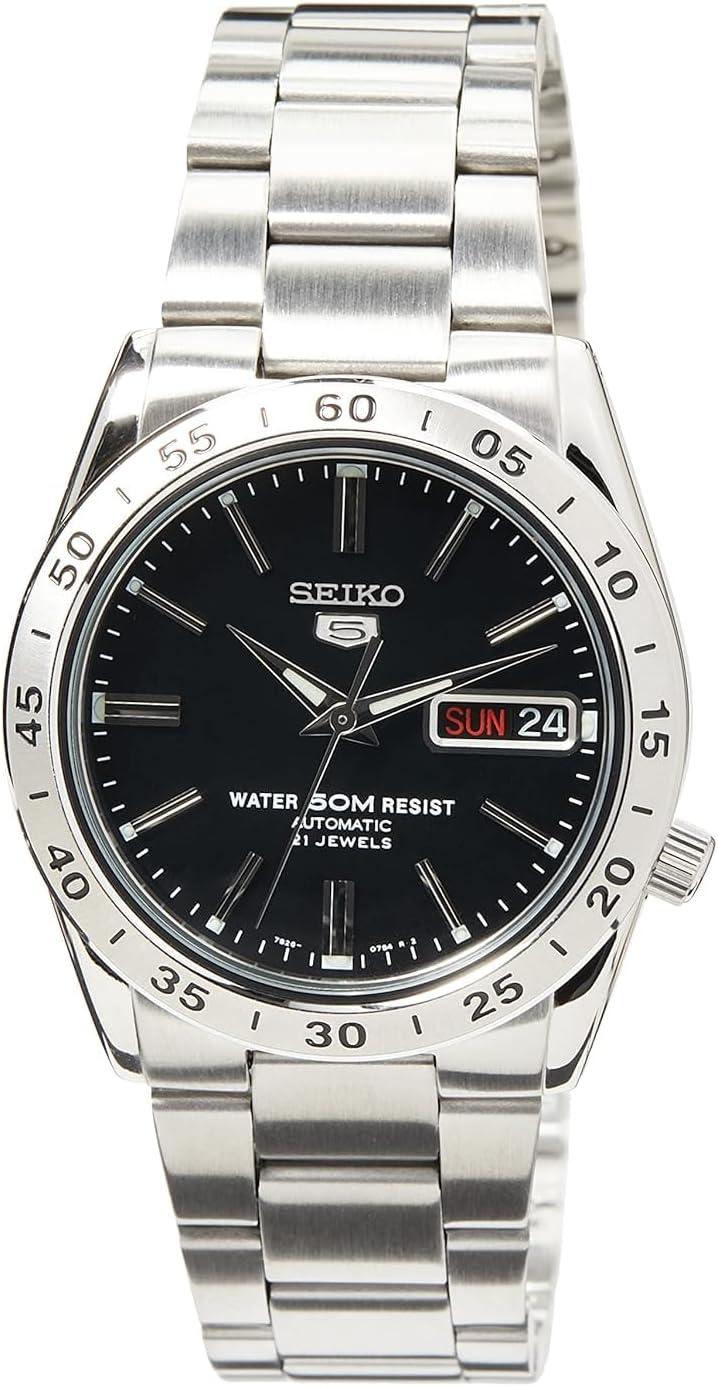 Seiko Men's Analogue Automatic Watch with Stainless Steel Bracelet – SNKE01K1