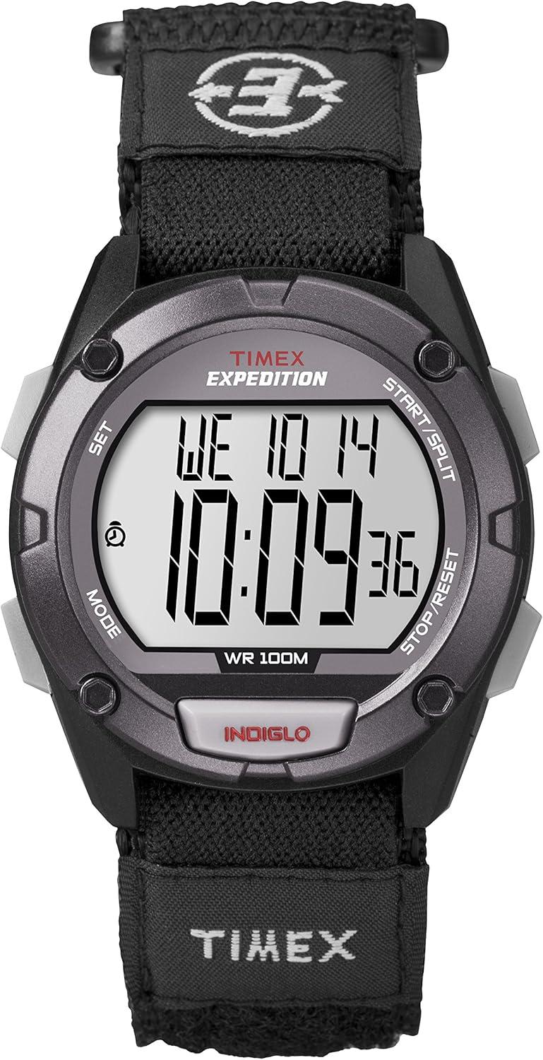 Timex Men's T49949 Expedition Digital CAT Black Fast Wrap Watch