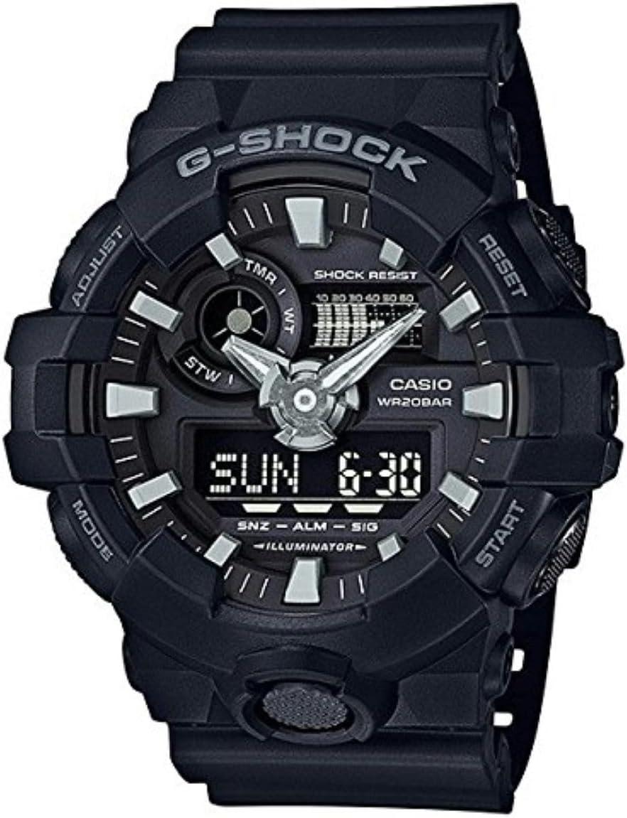Casio G-Shock Ana Digi All Black Men's Watch GA-700-1B