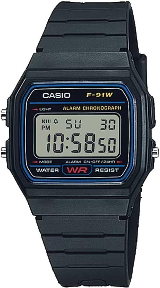 NEW CASIO F91 DIGITAL ALARM SPORTS MEN'S WATCH F91W-1