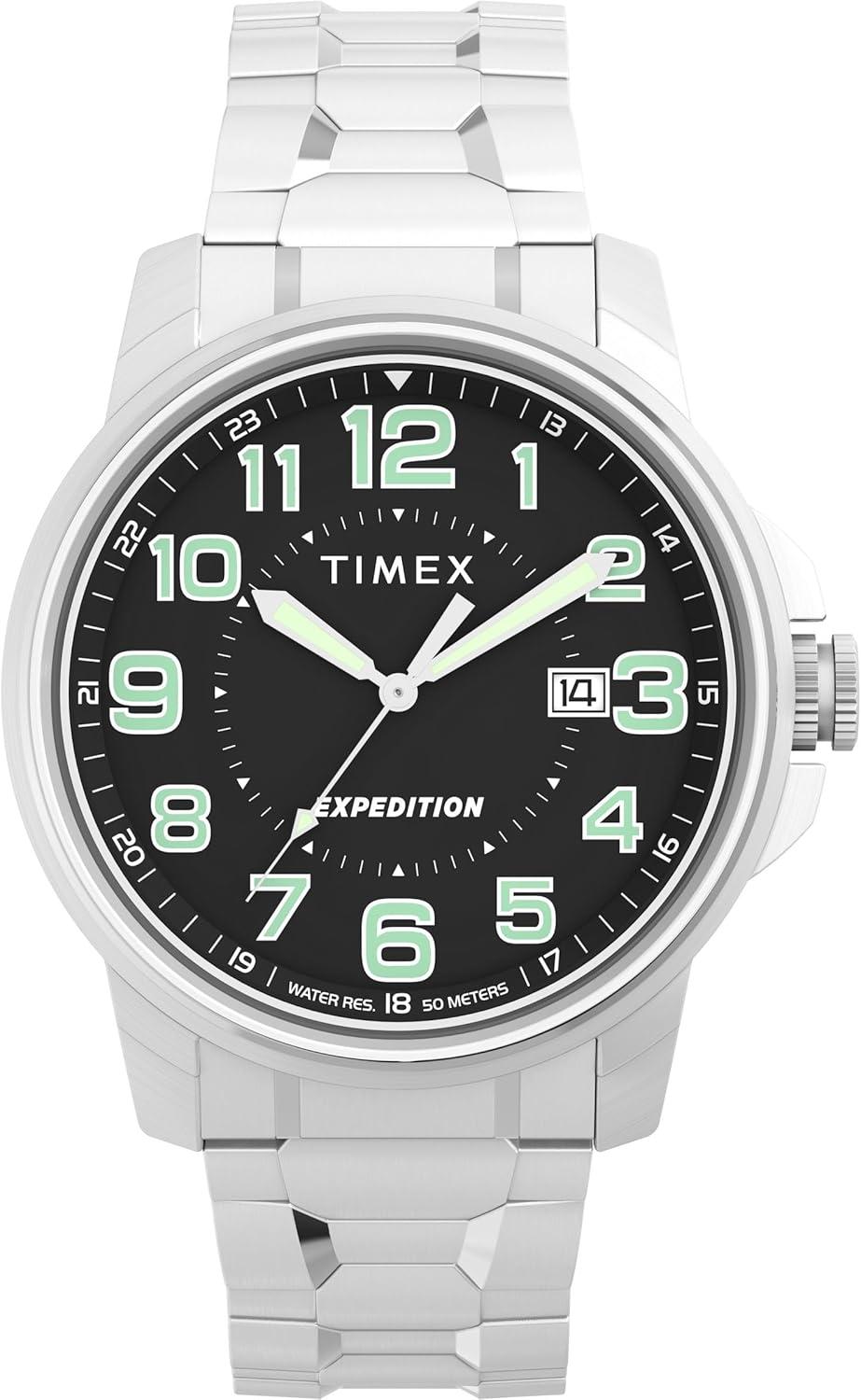 Timex Men's Expedition Field 40mm Watch - Stainless Steel Expansion Band