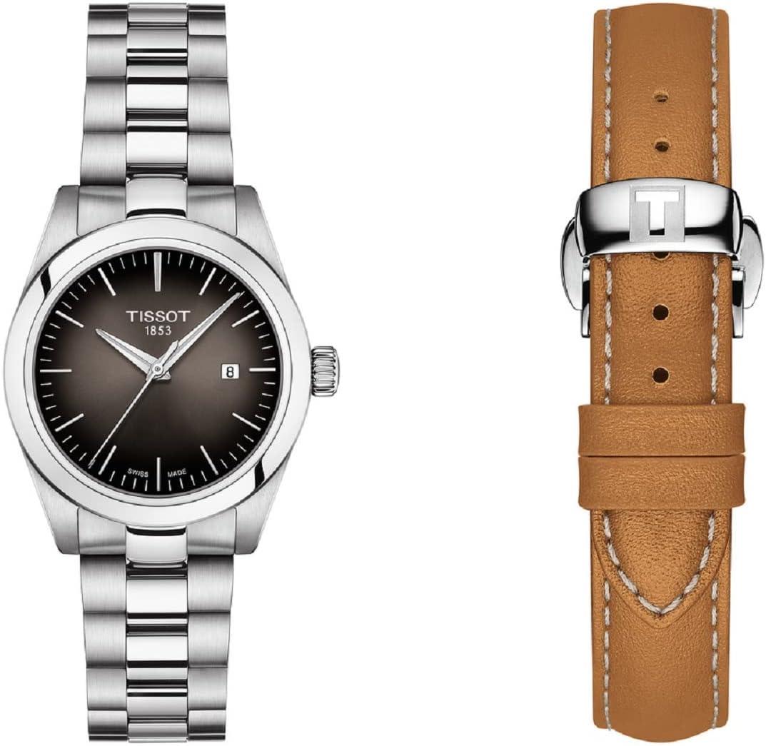 Tissot Women's T-My Lady Stainless Steel Dress Watch Brown T1320101106100