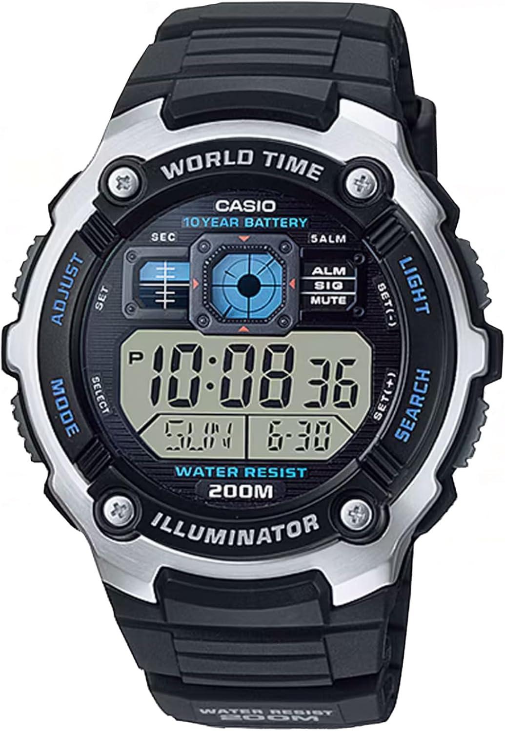 Casio AE-2000W-1AVCF Men's Multi-Functional Digital Sport Watch