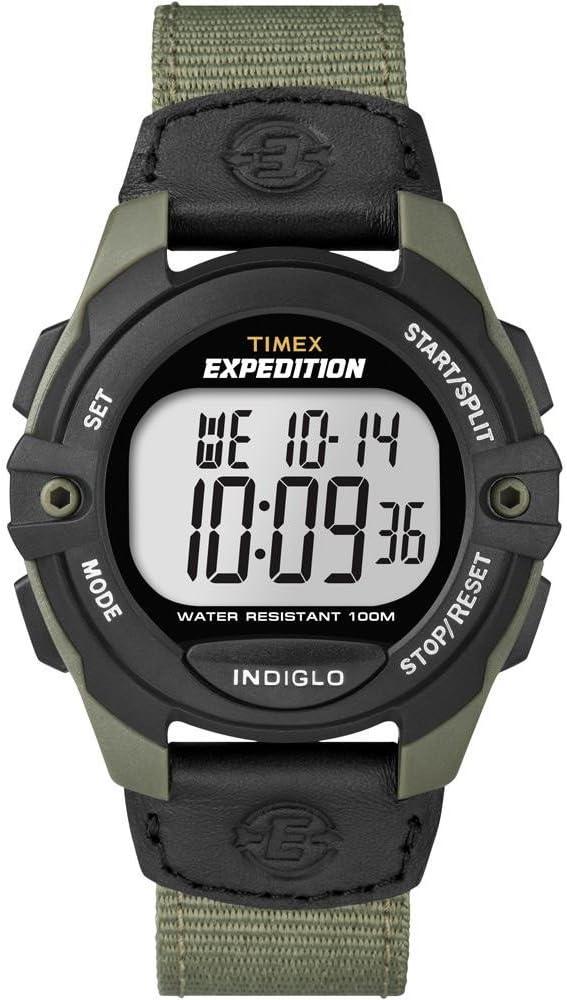 Timex Expedition Full Size Chrono Alarm Timer Core Watch - Green
