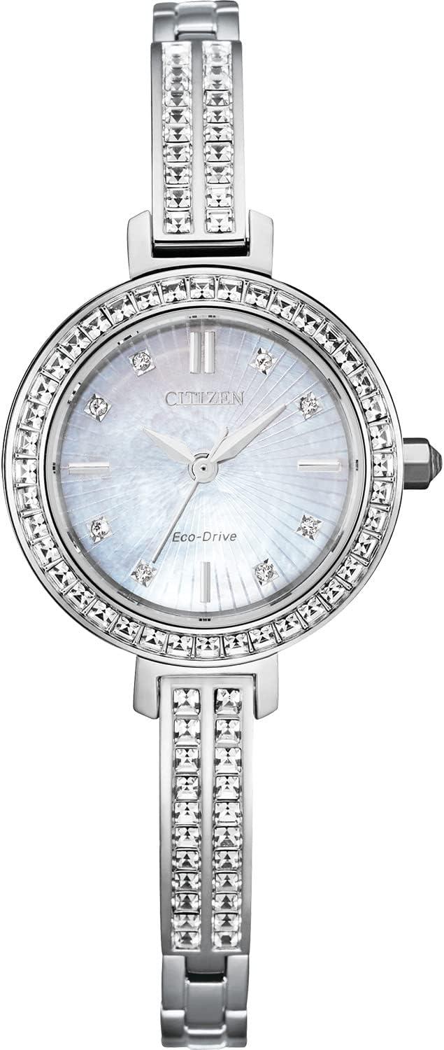 Citizen Women's Eco-Drive Dress Classic Crystal Bangle Petite Watch
