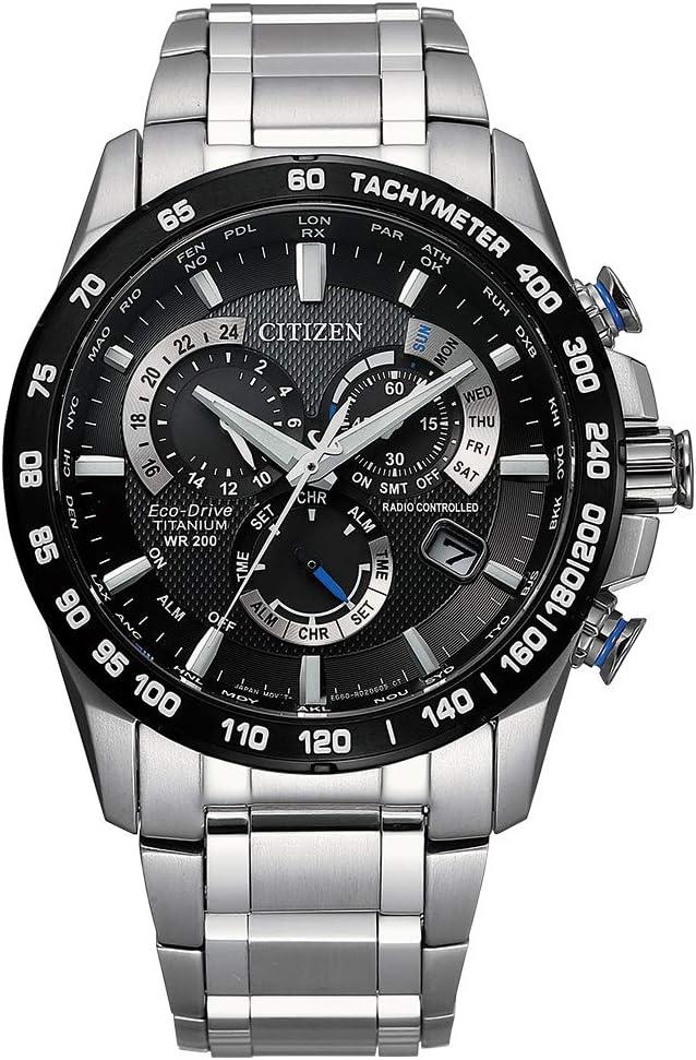 Citizen Men's Eco-Drive Sport Luxury PCAT Chronograph Super Titanium™ Watch